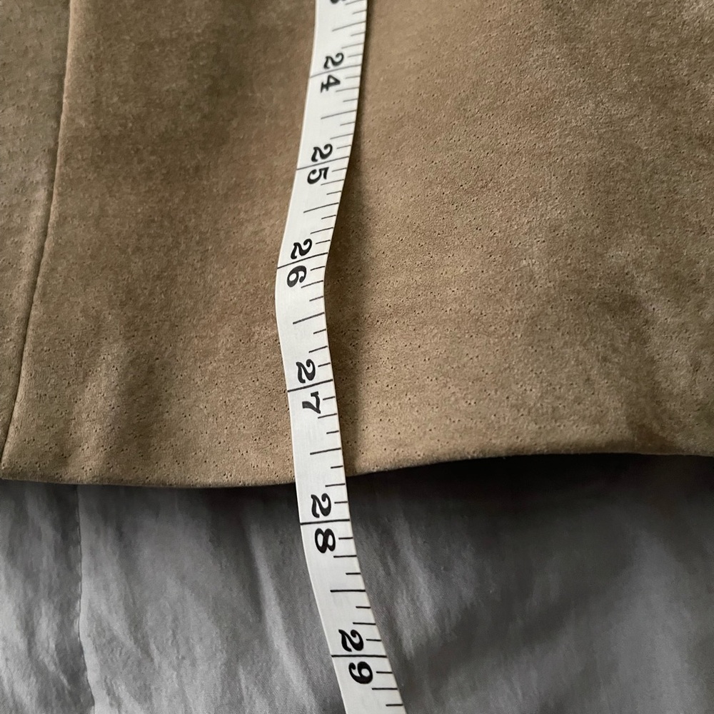 Jones New York Tan Blazer Classic Suede Jacket - Picture 6 of 9